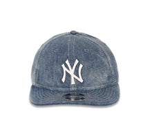 Load image into Gallery viewer, New York Yankees New Era MLB 9FIFTY 950 Retro Crown Snapback Cap Hat Navy Blue Crown/Visor White Logo (Denim Drift)