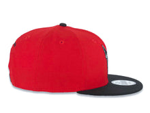 Load image into Gallery viewer, Xolos de Tijuana New Era Liga MX 9FIFTY 950 Snapback Cap Hat Red Crown Black Visor Black/White "Dog Head" Logo