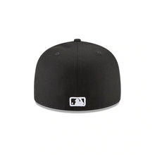 Load image into Gallery viewer, (Youth) New York Yankees New Era MLB 59FIFTY 5950 Fitted Cap Hat Black Crown/Visor White Logo