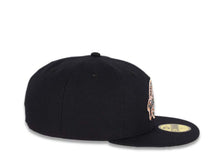 Load image into Gallery viewer, San Diego Padres New Era MLB 59FIFTY 5950 Fitted Cap Hat Navy Crown/Visor Navy/White/Orange Retro Logo