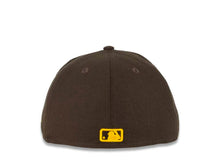 Load image into Gallery viewer, San Diego Padres New Era MLB 59FIFTY 5950 Fitted Cap Hat Brown Crown/Visor Gold Logo