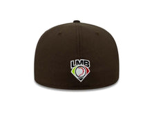 Load image into Gallery viewer, Tijuana Toros New Era LMB 59FIFTY 5950 Fitted Cap Hat Brown Crown/Visor Yellow Logo