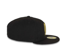 Load image into Gallery viewer, Diablos Rojos del Mexico New Era 59FIFTY 5950 Fitted Cap Hat Black Crown/Visor Metallic Gold Logo