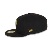 Load image into Gallery viewer, Diablos Rojos del Mexico New Era 59FIFTY 5950 Fitted Cap Hat Black Crown/Visor Metallic Gold Logo