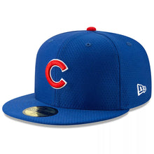 Load image into Gallery viewer, Chicago Cubs New Era MLB 59FIFTY 5950 Fitted Cap Hat Royal Blue Crown/Visor Team Color Logo (Spring Training 2019)