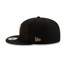 Load image into Gallery viewer, LAFC New Era MLS 9Fifty 950 Snapback Cap Hat Black Crown/Visor Metallic Gold Logo