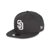 Load image into Gallery viewer, San Diego Padres New Era MLB 9Fifty 950 Snapback Cap Hat Dark Gray Crown/Visor White Logo