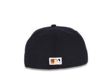Load image into Gallery viewer, San Diego Padres New Era MLB 59Fifty 5950 Fitted Cap Hat Navy Crown/Visor Navy/White/Orange Script Logo