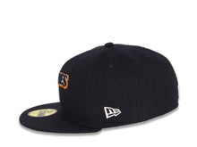 Load image into Gallery viewer, San Diego Padres New Era MLB 59Fifty 5950 Fitted Cap Hat Navy Crown/Visor Navy/White/Orange Script Logo