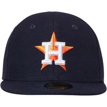 Load image into Gallery viewer, (Infant) Houston Astros New Era MLB 59FIFTY 5950 Fitted Cap Hat Navy Crown/Visor Team Color Logo (My 1st First)