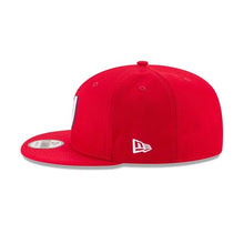 Load image into Gallery viewer, Washington Nationals New Era MLB 9FIFTY 950 Snapback Cap Hat Team Color Red Crown/Visor White/Navy Logo