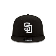 Load image into Gallery viewer, (Youth) San Diego Padres New Era MLB 9FIFTY 950 Snapback Cap Hat Black Crown/Visor White Logo