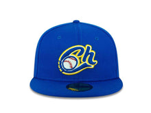 Load image into Gallery viewer, Charros de Jalisco New Era 59FIFTY 5950 Fitted Cap Hat Royal Crown/Visor Team Color Logo
