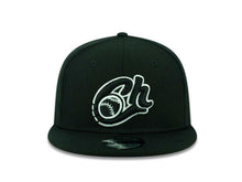 Load image into Gallery viewer, Charros de Jalisco New Era 9FIFTY 950 Snapback Cap Hat Black Crown/Visor Black/White Logo