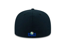 Load image into Gallery viewer, Aguilas de Mexicali New Era 59FIFTY 5950 Fitted Cap Hat Navy Crown/Visor White Logo