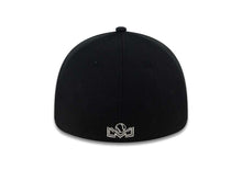 Load image into Gallery viewer, Yaquis de Obregon New Era 39THIRTY 3930 Flexfit Cap Hat All Black Crown/Visor Black Logo