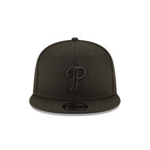Load image into Gallery viewer, Philadelphia Phillies New Era MLB 9FIFTY 950 Snapback Cap Hat Black Crown/Visor Black Logo