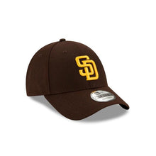 Load image into Gallery viewer, San Diego Padres New Era MLB 9FORTY 940 Adjustable Cap Hat Team Color Dark Brown Crown/Visor Yellow Logo