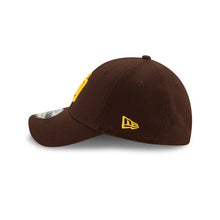 Load image into Gallery viewer, (Youth) San Diego Padres New Era MLB 39Thirty 3930 Flexfit Cap Hat Dark Brown Crown/Visor Yellow Logo