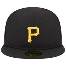 Load image into Gallery viewer, (Infant) Pittsburgh Pirates New Era MLB 59FIFTY 5950 Fitted Cap Hat Black Crown/Visor Team Color Logo (My 1st First)