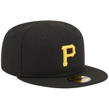 Load image into Gallery viewer, (Infant) Pittsburgh Pirates New Era MLB 59FIFTY 5950 Fitted Cap Hat Black Crown/Visor Team Color Logo (My 1st First)