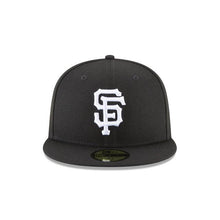 Load image into Gallery viewer, (Youth) San Francisco Giants New Era MLB 59FIFTY 5950 Fitted Cap Hat Black Crown/Visor White Logo