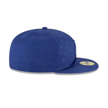 Load image into Gallery viewer, Los Angeles Dodgers New Era MLB 59FIFTY 5950 Fitted Cap Hat Navy Crown/Visor Navy Logo Wave