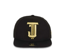 Load image into Gallery viewer, Tijuana Toros New Era Mexican Pacific League 9Fifty 950 Original Fit Snapback Cap Hat Black Crown/Visor Metallic Gold Logo