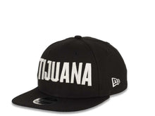 Load image into Gallery viewer, Tijuana Toros New Era Mexican Pacific League 9Fifty 950 Original Fit Snapback Cap Hat Black Crown/Visor White "TIJUANA" Text Logo