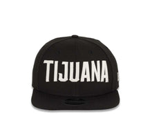 Load image into Gallery viewer, Tijuana Toros New Era Mexican Pacific League 9Fifty 950 Original Fit Snapback Cap Hat Black Crown/Visor White "TIJUANA" Text Logo
