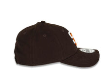 Load image into Gallery viewer, San Diego Padres New Era MLB 9FORTY 940 Adjustable Cap Hat Dark Brown Crown/Visor White/Orange Logo