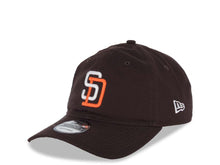 Load image into Gallery viewer, San Diego Padres New Era MLB 9TWENTY 920 Adjustable Cap Hat Dark Brown Crown/Visor White/Orange Logo