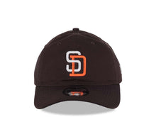 Load image into Gallery viewer, San Diego Padres New Era MLB 9TWENTY 920 Adjustable Cap Hat Dark Brown Crown/Visor White/Orange Logo