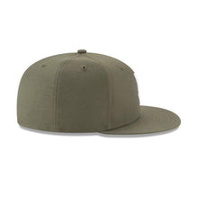 Load image into Gallery viewer, Los Angeles Dodgers New Era MLB 59Fifty 5950 Fitted Cap Hat Olive Crown/Visor White Logo
