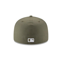 Load image into Gallery viewer, Los Angeles Dodgers New Era MLB 59Fifty 5950 Fitted Cap Hat Olive Crown/Visor White Logo