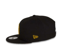 Load image into Gallery viewer, San Diego Padres New Era MLB 9FIFTY 950 Snapback Cap Hat Black Crown/Visor Yellow Logo