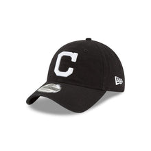 Load image into Gallery viewer, Cleveland Indians New Era MLB 9TWENTY 920 Adjustable Cap Hat Black Crown/Visor White āCā Logo