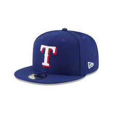 Load image into Gallery viewer, Texas Rangers New Era 9FIFTY 950 Snapback Cap Hat Royal Blue Crown/Visor Team Color Logo