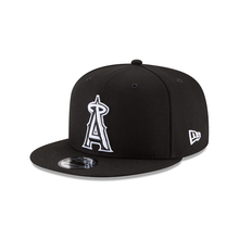 Load image into Gallery viewer, Los Angeles Anaheim Angels New Era MLB 59Fifty 5950 Fitted Cap Hat Black Crown/Visor Black/White Logo