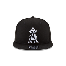 Load image into Gallery viewer, Los Angeles Anaheim Angels New Era MLB 59Fifty 5950 Fitted Cap Hat Black Crown/Visor Black/White Logo