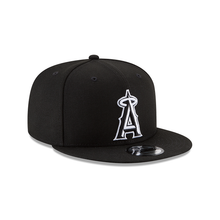 Load image into Gallery viewer, Los Angeles Anaheim Angels New Era MLB 59Fifty 5950 Fitted Cap Hat Black Crown/Visor Black/White Logo
