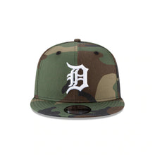 Load image into Gallery viewer, Detroit Tigers New Era MLB 9FIFTY 950 Snapback Cap Hat Camo Crown/Visor White Logo