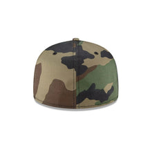 Load image into Gallery viewer, Texas Rangers New Era 59FIFTY 5950 Fitted Cap Hat Camo Crown/Visor Black Logo (Wave)