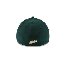 Load image into Gallery viewer, Oakland Athletics New Era MLB 39THIRTY 3930 Flexfit Cap Hat Dark Green Crown/Visor White/Yellow Logo
