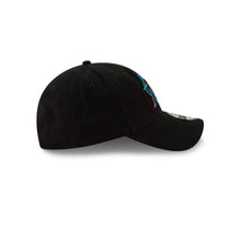 Load image into Gallery viewer, Miami Marlins New Era MLB 9TWENTY 920 Adjustable Cap Hat Black Crown/Visor Team Color Logo