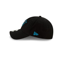 Load image into Gallery viewer, Miami Marlins New Era MLB 9TWENTY 920 Adjustable Cap Hat Black Crown/Visor Team Color Logo