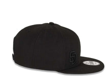 Load image into Gallery viewer, San Diego Padres New Era MLB 9FIFTY 950 Snapback Cap Hat Black Crown/Visor Black/White Logo C-Note