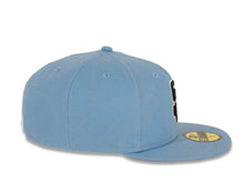Load image into Gallery viewer, San Diego Padres New Era MLB 59Fifty 5950 Fitted Cap Hat Sky Blue Crown/Visor Black/White Logo Sky Blue