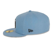 Load image into Gallery viewer, San Diego Padres New Era MLB 59Fifty 5950 Fitted Cap Hat Sky Blue Crown/Visor Black/White Logo Sky Blue