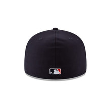Load image into Gallery viewer, Houston Astros New Era MLB 59FIFTY 5950 Fitted Cap Hat Navy Crown/Visor Team Color Logo 2017 World Series Side Patch